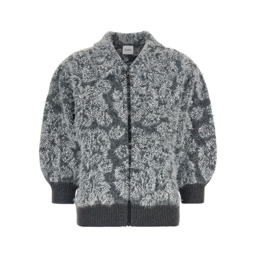 Nude Women Jacquard Knit Cardigan
